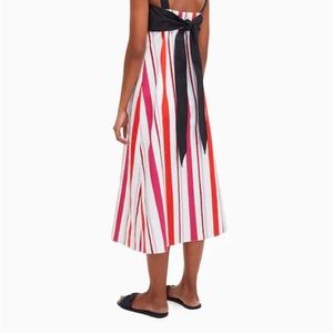 Kate spade gardenside stripe midi dress- new with tags, never worn